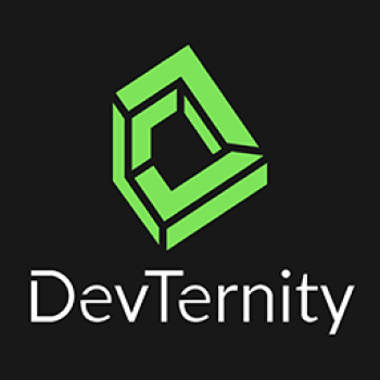 Logo of DevTernity – conference for professional software developers.