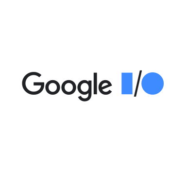 The logo for Google I/O, the place where Google showcases its latest technologies 