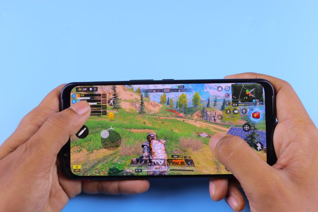 The image depicting the PUBG mobile app, crafted with the Flutter framework.